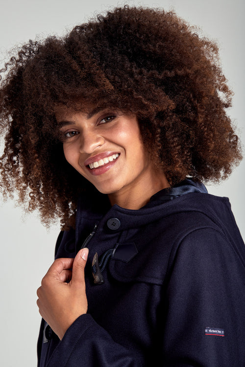 Duffle Coat Concarneau - drap de laine mélangée - Armor-lux - 3