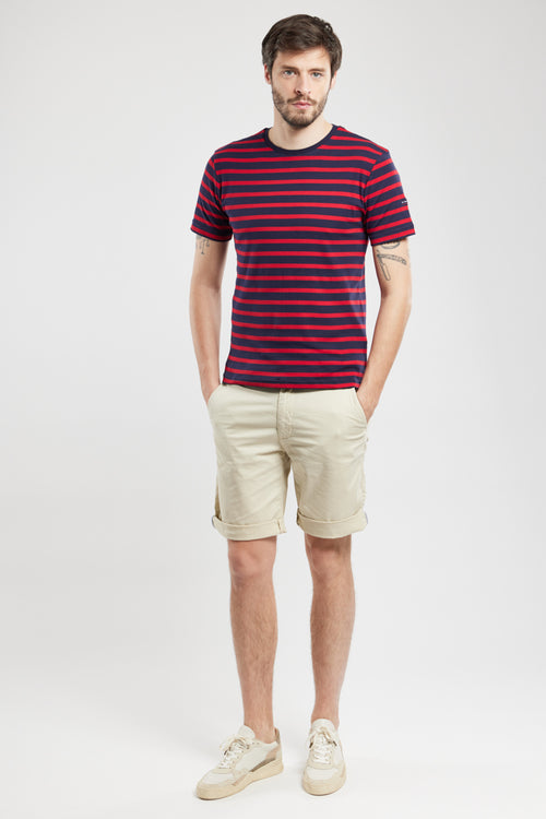 Kurzarm Shirt im Marine-Stil „Morgat - aus Baumwolle - Armor-lux - 4