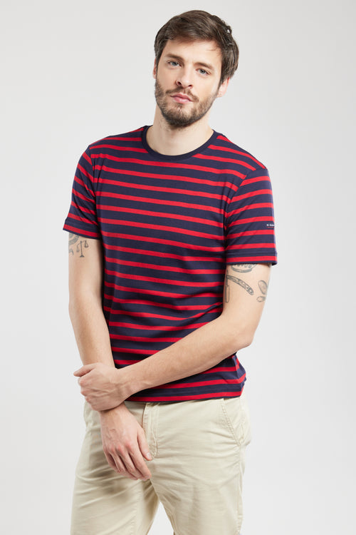 Kurzarm Shirt im Marine-Stil „Morgat - aus Baumwolle - Armor-lux - 3