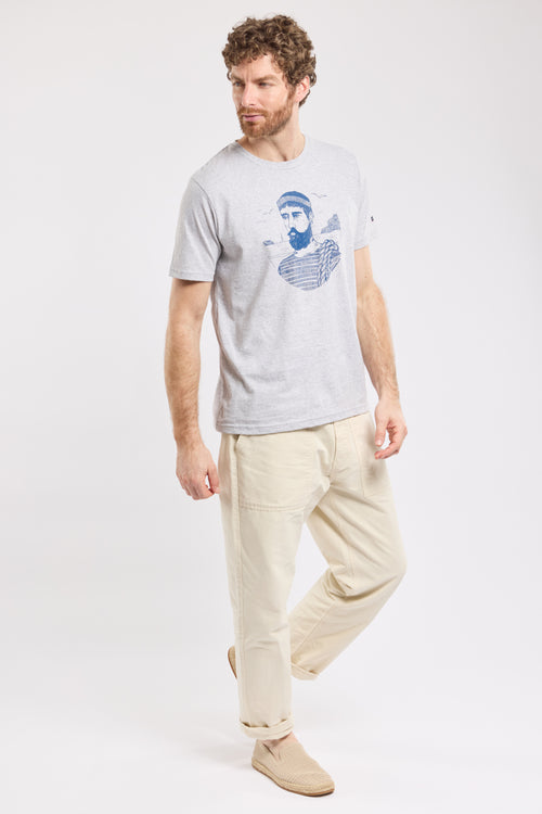 T-Shirt „Marine“ – leichte Baumwolle - Armor-lux - 3