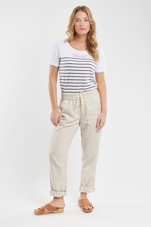 Marinière Blumen - leichte Baumwolle - Armor-lux - 4