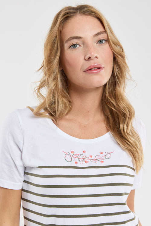 Marinière Blumen - leichte Baumwolle - Armor-lux - 2