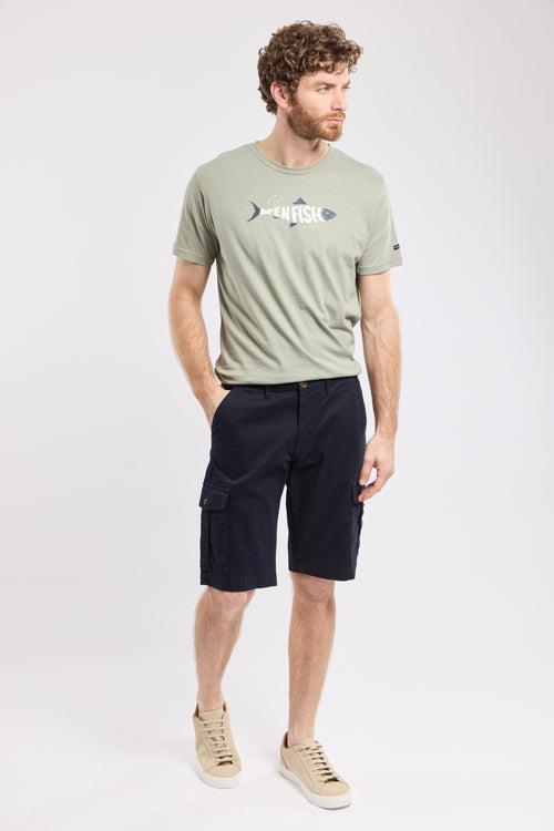 Bermuda cargo - coton - Armor-lux - 1