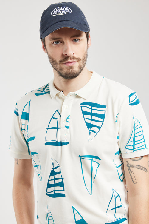 Polo motifs bateaux - coton piqué - Armor-lux - 5