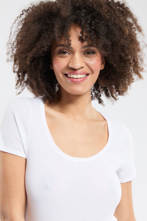 T-shirt uni - coton léger issu de l