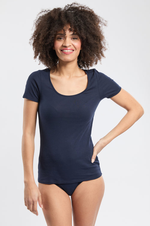 T-shirt uni - coton léger issu de l