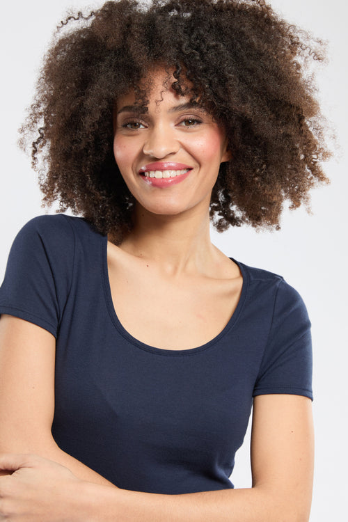 T-shirt uni - coton léger issu de l