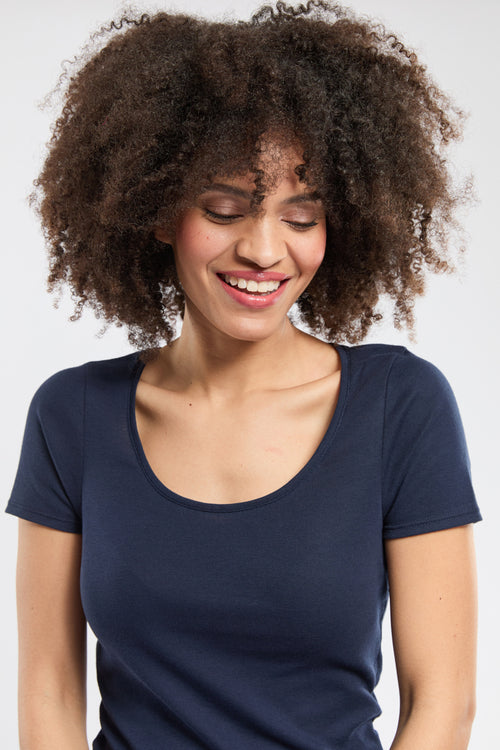 T-shirt uni - coton léger issu de l