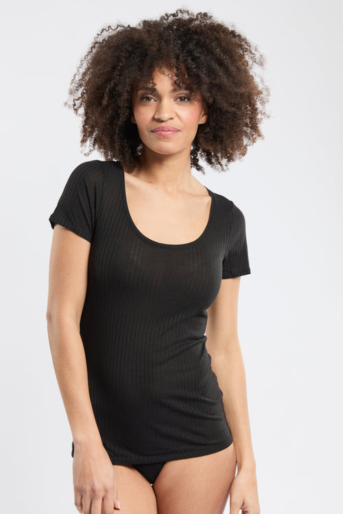 T-shirt uni - Lyocell et coton - Armor-lux - 2