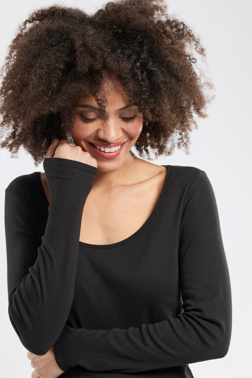 T-shirt manches longues - coton et kapok - Armor-lux - 2