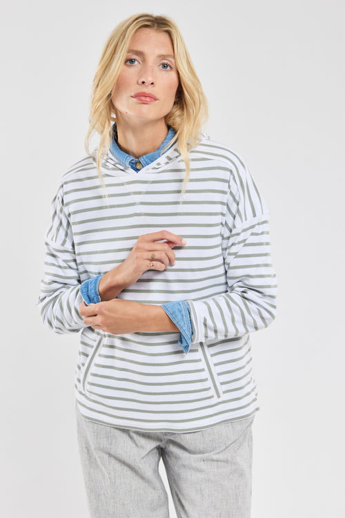 Matrosenshirt mit Kapuze – dicke Baumwolle - Armor-lux - 6