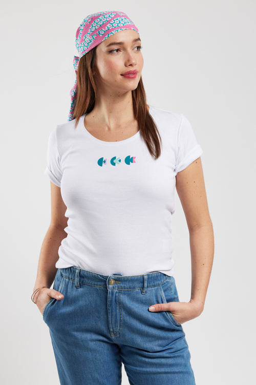 T-shirt poissons - coton léger - Armor-lux - 1