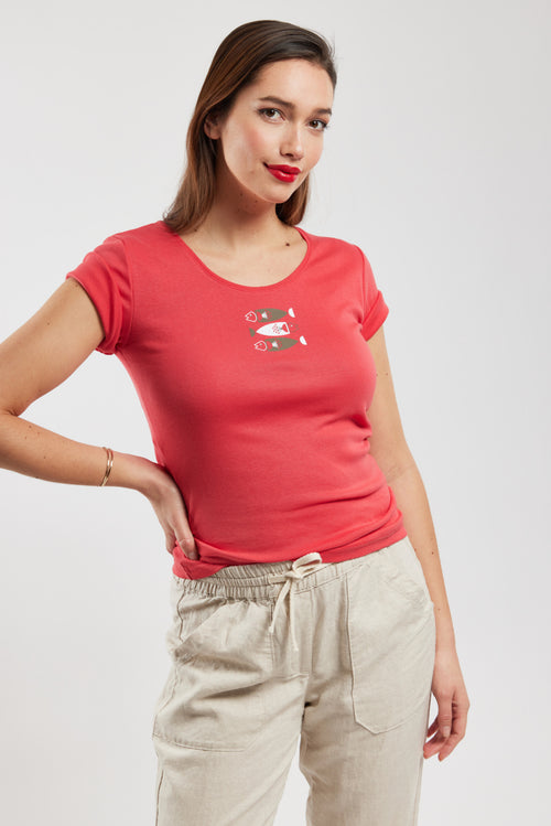 T-shirt 3 poissons - coton léger - Armor-lux - 4