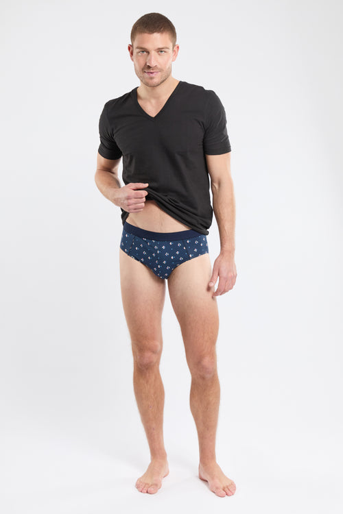 Printed briefs - cotton - Armor-lux - 3