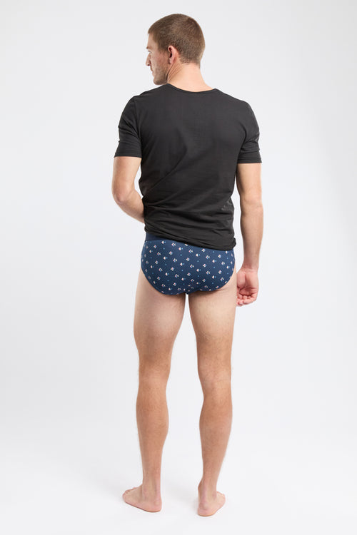 Printed briefs - cotton - Armor-lux - 4