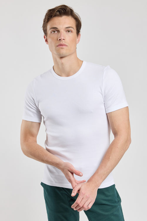 T-Shirt mit Rundhalsausschnitt – dicke Bio-Baumwolle - Armor-lux - 1