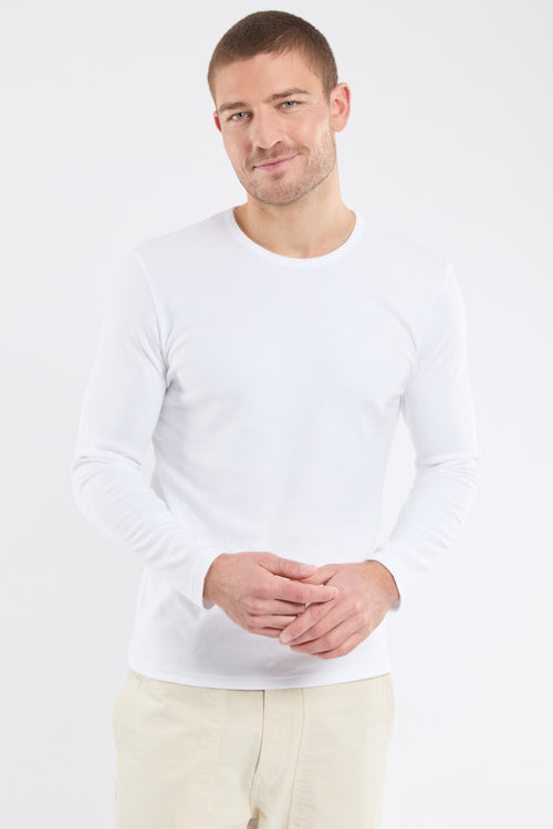 T-Shirt mit langen Ärmeln – dicke Bio-Baumwolle - Armor-lux - 2