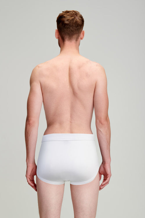 Offener Slip mit hoher Taille – leichte Bio-Baumwolle - Armor-lux - 2