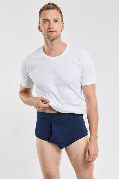 High rise Y-fronts - lightweight organic cotton - Armor-lux - 3