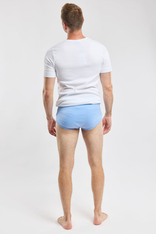 Offener Slip mit hoher Taille – leichte Bio-Baumwolle - Armor-lux - 4