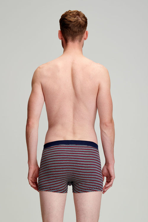 Gestreifte Boxershorts mit offenem Schnitt – leichte Bio-Baumwolle - Armor-lux - 2