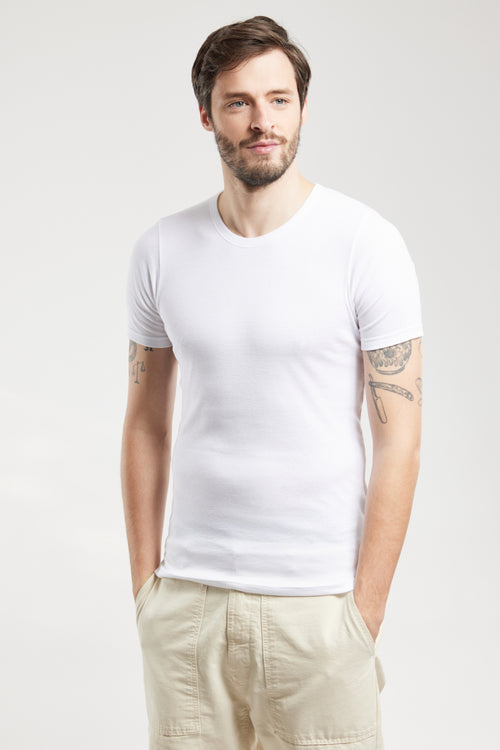 Einfarbiges T-Shirt – Bio-Baumwolle und Kapok - Armor-lux - 1