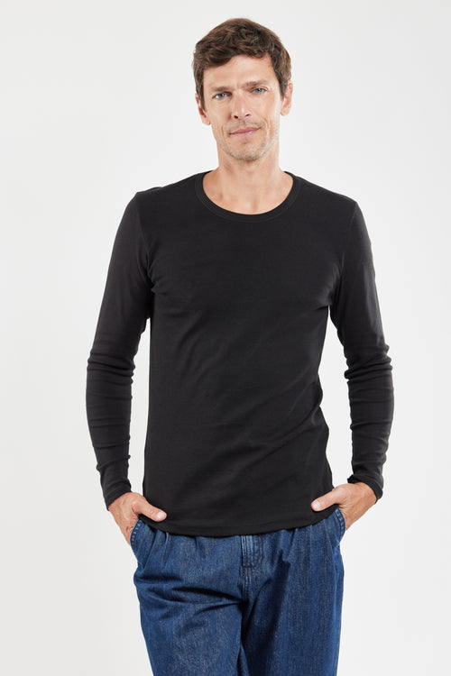 Long-sleeved T-shirt - organic cotton and kapok - Armor-lux - 1