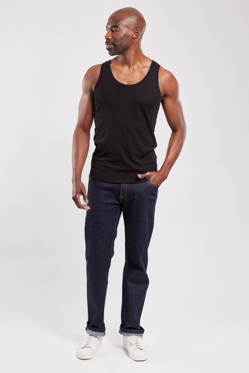 Plain tank top - Lyocell and cotton - Armor-lux - 3