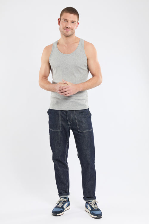 Plain tank top - Lyocell and cotton - Armor-lux - 3