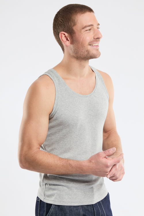 Plain tank top - Lyocell and cotton - Armor-lux - 2