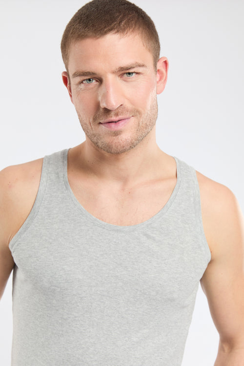 Plain tank top - Lyocell and cotton - Armor-lux - 4