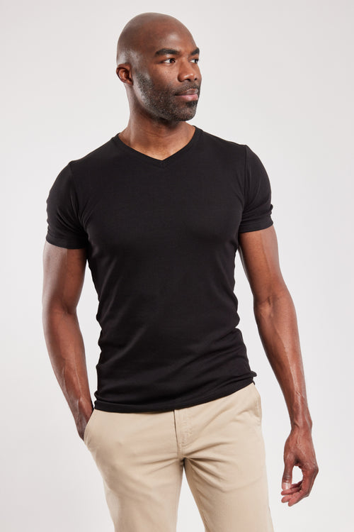 Plain T-shirt - Lyocell and cotton - Armor-lux - 1
