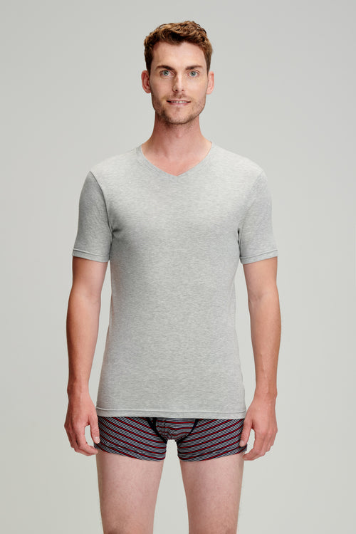 Einfarbiges T-Shirt – Lyocell und Baumwolle - Armor-lux - 1