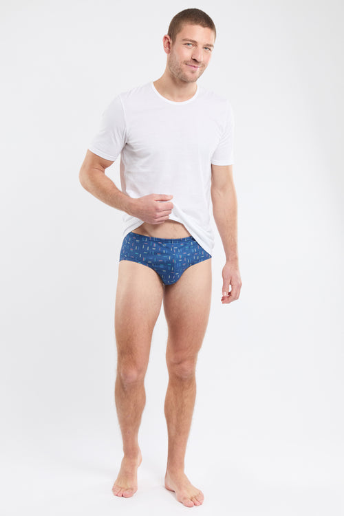 Fish print briefs - organic cotton - Armor-lux - 3