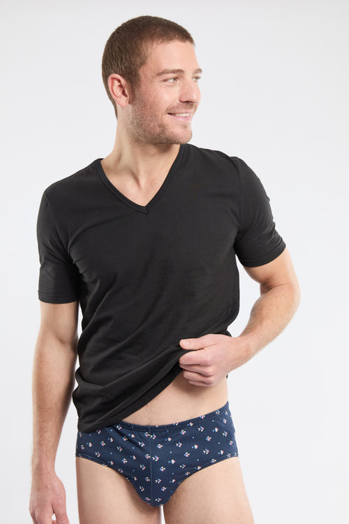 Printed briefs - organic cotton - Armor-lux - 1