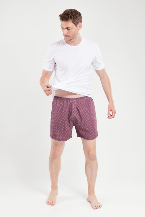 Caleçon micro-motifs - coton léger issu de l’agriculture biologique - Armor-lux - 3