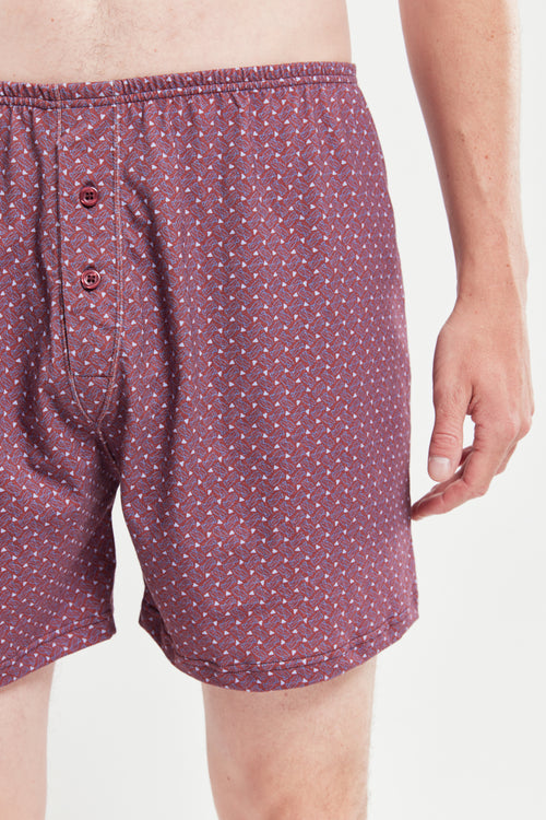 Caleçon micro-motifs - coton léger issu de l’agriculture biologique - Armor-lux - 2