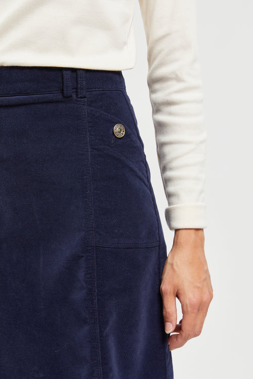 Jupe mi-longue - velours - Armor-lux - 2