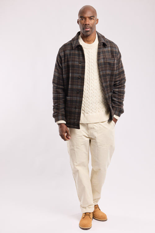 Veste à carreaux - drap de laine - Armor-lux - 5