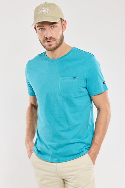 T-shirt avec poche - coton léger - Armor-lux - 1