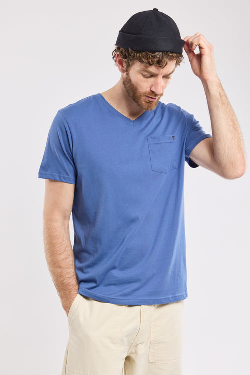 T-shirt col V - coton léger - Armor-lux - 4