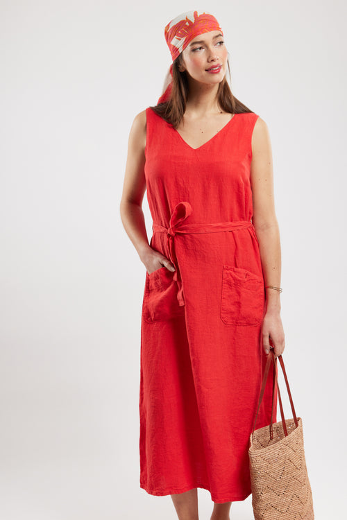 Robe sans manche - lin - Armor-lux - 1