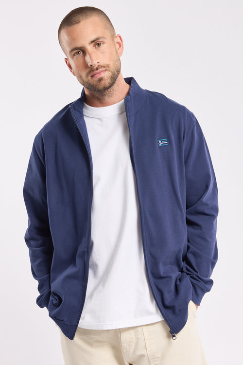 Veste zippée Homewear - coton épais - Armor-lux - 1