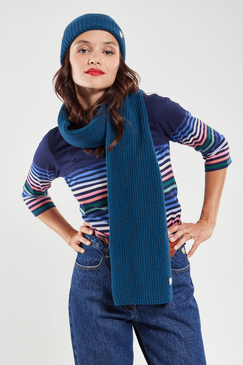 Striped scarf - Lambswool - Armor-lux - 1