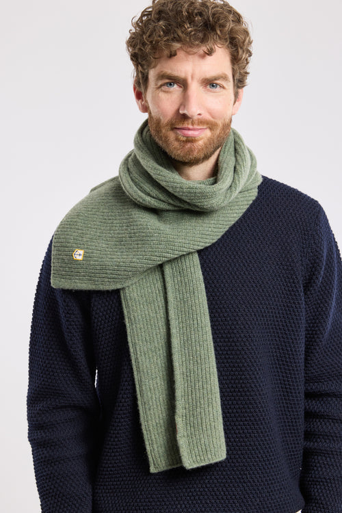 Echarpe côte perlée - lambswool - Armor-lux - 1