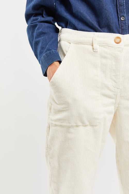 Straight cut corduroy trousers - Armor-lux - 4