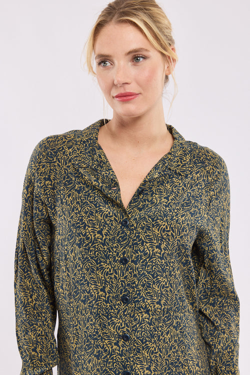 Robe chemise imprimée - Cupro - Armor-lux - 3