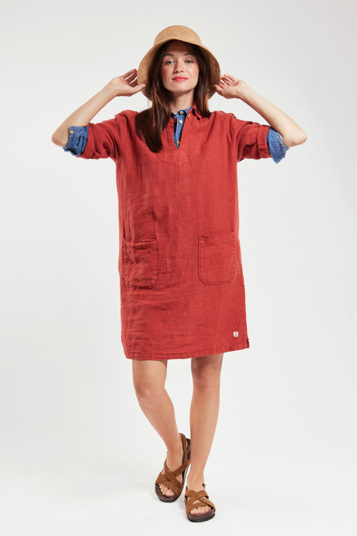 Robe vareuse - lin - Armor-lux - 1