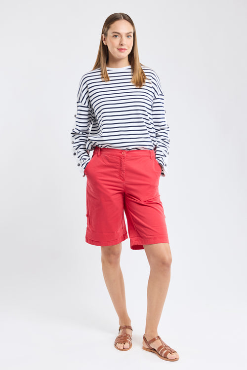 Bermuda shorts with elasticated waist - cotton - Armor-lux - 6