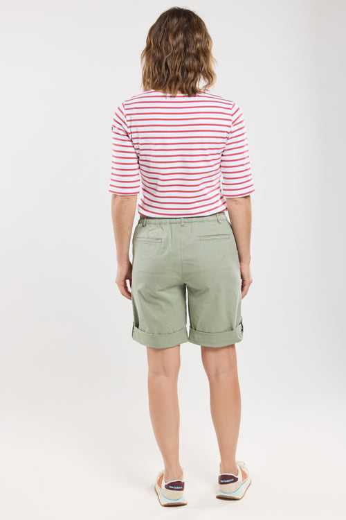 Bermuda shorts with elasticated waist - cotton - Armor-lux - 4